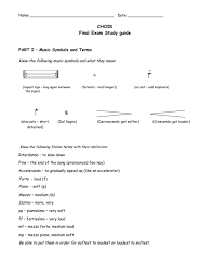 Maybe you would like to learn more about one of these? Choir Final Exam Study Guide