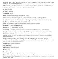 Mexican Slang Thing Fresas Say Slang Words Describe People Mexican Slang
