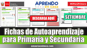 La comprensión lectora es muy importante durante el aprendizaje de los niños y adolescentes. Setiembre Todas Las Fichas De Autoaprendizaje Para Primaria Y Secundaria Descargar Grupo Amauta