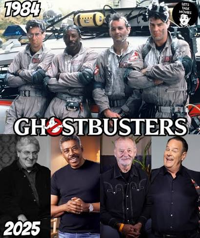 Harold Ramis, Ernie Hudson, Dan Aykroyd, and Bill Murray are the original # ghostbusters 👻🙌