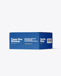 Download Paper Box Mockup In Box Mockups On Yellow Images Object Mockups PSD Mockup Templates