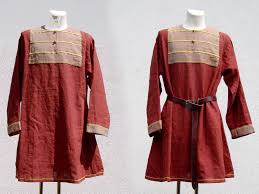 Tunika Seide Pflanzengefarbt Leinen Diamantkoper Posamente Birka Mittelalter Wikinger Rus Slaven Reenact Larp Gr M L Viking Clothing Clothes Historical Dresses