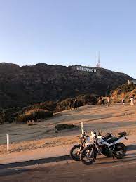 Seeing The Hollywood Sign On Our Yamaha Tw200 S After Riding Rowher Flats Ohv Hollywood Sign Yamaha Tw200 Riding