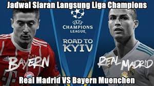 Jadwal Siaran Langsung Liga Champions Real Madrid Vs Bayern Muenchen Ini Statistik Kedua Tim Real Madrid Madrid Pesiar