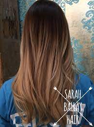 Gorgeous Ombre Dark Chocolate Brown Melting Into A Mix Of Natural And Warm Blonde Hair Styles Ombre Hair Balayage Hair