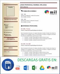 Ideas of curriculum vitae formato pdf mexico with additional formato … Curriculum De Abogado Ejemplos Formatos Y Plantillas Gratis Word Y Pdf Para Imprimir