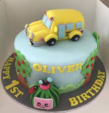 Cocomelon centerpice • coco melon bus centerpiece • cocomelon and friends centerpice. Ladybug Cakes Cocomelon And The Wheels On The Bus An Facebook