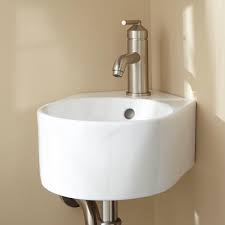 Adella Corner Wall Mount Bathroom Sink Bathroom Sinks Bathroom Sink Wall Mounted Bathroom Sinks Corner Sink