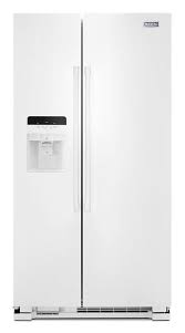 When making a selection below to narrow your results down, each selection made will reload the page to display the desired results. Mss25c4mgwmaytag 36 Inch Wide Side By Side Refrigerator With Exterior Ice And Water Dispenser 25 Cu Ft White Queen City Audio Video Appliances