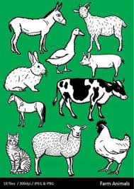 Black And White Goat Images Clip Art Farm Animal Clipart Clip Art Cow Sheep Pig Chicken Donkey Rabbit Cat Goat Horse Duck Black And White Kids Clipart Animals Animal Clipart Animals Farm Animals