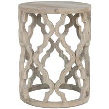 Alibaba.com offers 2,697 round nightstand table products. Mia French Country Grey Reclaimed Wood Round Side End Table Small Standard 14 24 W Kathy Kuo Home