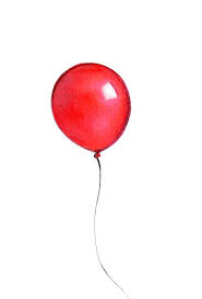 Red Balloon Print Digital Print Of An Original Drawing Available 5x7 Or 8x10 Balloon Art How To Draw Balloons Red Balloon