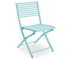 Wilson Fisher Aqua Slat Steel Folding Patio Chair Big Lots In 2020 Patio Chairs Turquoise Chair Chair