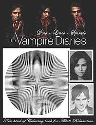 Vampire diaries coloring pages kyrsten vogts pinterest vampire diaries color therapy, coloring books, color The Vampire Diaries Dots Lines Spirals The Best Adult Coloring Book For Halloween By Coloring Book Relaxation Amazon Ae