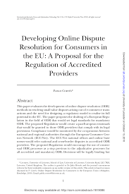 Der heutige umrechnungskurs von wrapped leo in eur beträgt €0,00011859. Pdf Developing Online Dispute Resolution For Consumers In The Eu A Proposal For The Regulation Of Accredited Providers