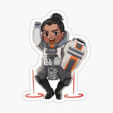 His abilities allow him to take the brunt of enemy attacks with his gun shield and protect the squad with his dome of protection, this coupled with defensive bombardment allows him to do damage to enemies while giving his squad time to rest up and heal. Gibraltar Apex Stickers Redbubble