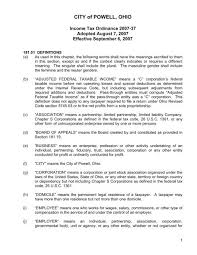 Us individual income tax return. City Of Powell Income Tax Code The City Of Powell