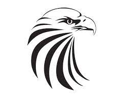 Bald Eagle Hawk American Bird Mascot Head Face Cartoon College Etsy Eagle Images Decal Wall Art Eagle Drawing