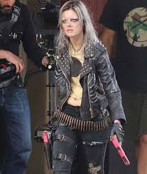 The best gifs are on giphy. Guns Akimbo Nix Samara Weaving Nix Black Leather Biker Jacket With Studs Vavastore