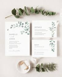 You can find lots of out of the box ideas to make your wedding invitation surprisingly amazing for your wedding guests. Eucalyptus Wedding Invitation Suite Watercolor Greenery Etsy Eucalyptus Wedding Invitation Garden Wedding Invitations Make Your Own Wedding Invitations