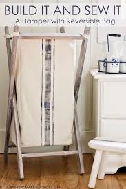 Fold Able Laundry Hamper Diy Canasto Para Ropa Almacenamiento De Bano Canastos De Madera
