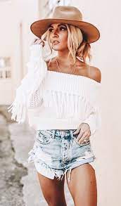Fashion Look Featuring Hat Attack Hats And One Teaspoon Shorts By Emmelmanturn Shopstyle Outfits With Hats Fashion Trendy Outfits