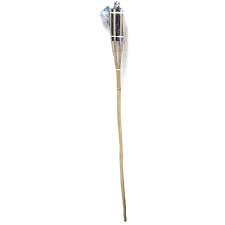 Patio furniture, fire pits & heaters, outdoor lighting Natural Bamboo Tiki Torch 5 Ft Cappel S