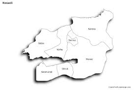 Kendi istatistiklerinizle kocaeli haritasını renklendirin. Kocaeli Icin Ornek Haritalar