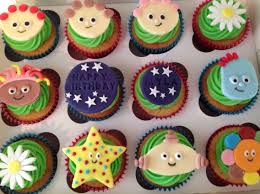 In The Night Garden Cupcakes 1st Birthday Cakes Garden Cupcakes Childrens Cupcakes