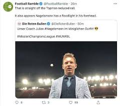 Jun 02, 2021 · the times have also suggested that the french outfit have extended his deal through until 2023 but that is thought. Julian Nagelsmann S Clothing Style Is It Cool World Today News