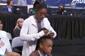Biles is considered one of the greatest and most dominant. People Love Simone Biles Helping Fix Her Teammate S Hair Upworthy