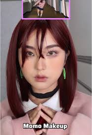 Momo Ayase makeup tutorial ✨ #膽大黨 #厄卡倫 #綾瀨桃 #高速婆婆 #Dandadan  #momoayasecosplay #Okarun #momoayase #turbogranny #dandadancosplay