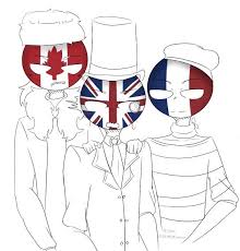 Hola weones boludos!!!como los fan que le gusta no tubieron vuestra dosis de amorpues le hice un vide jejeje hue hue hue ahre pero aun haci.aguante. France X Canada X Uk Countryhumans