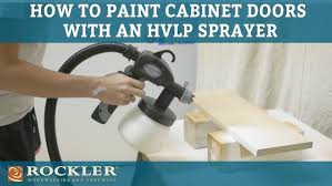 You can go for muted colors like slate grey for a minimalistic appearance or try a color that will pop out like sea green or navy blue. How To Paint Cabinet Doors Using An Hvlp Sprayer Rogue Engineer Project Youtube