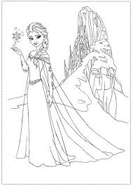 Enjoy with this free disney frozen movie coloring page. Download Elsa And Her Ice Castle Frozen Coloring Pages Printable Coloring Library