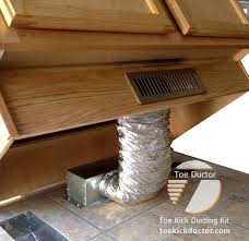 Toe Ductor Heat Vent Installed Under Cabinet Floor Vents Under Cabinet Home Repair