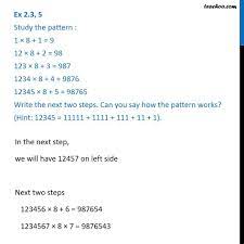 So, given what you provided, there is no way that 8 + 8 can equal 4. Ex 2 3 5 Study The Pattern 1 8 1 9 12 8 2 98 123 8