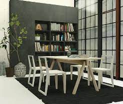 The Best Ts2 Barca Dining Set Conversion By Sanoysims Dining Set Dining Sims 4 Cc Furniture