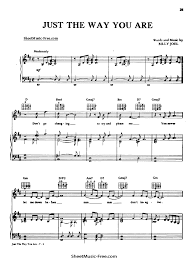 Check spelling or type a new query. Just The Way You Are Sheet Music Billy Joel Sheetmusic Free Com