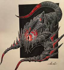 Gefallt 1 769 Mal 28 Kommentare Zhc Zhcomicart Auf Instagram Red And Black Vel Koz From League Of Legends Sketch Conceptart Conceptdraw