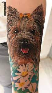 The 9 coolest yorkshire terrier tattoo designs in the world. The 9 Coolest Yorkshire Terrier Tattoo Designs In The World Dog Tattoos Dog Memorial Tattoos Animal Tattoos