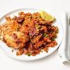 2 skinless and boneless chicken fillets. 1