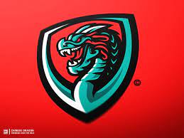 Chinese Dragon Mascot Logo Logo Dragon Game Logo Design Mascot