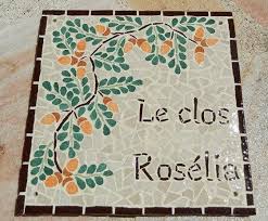 Plaque De Maison Branche De Chene En Emaux De Briare Mosaic Art Number Plate