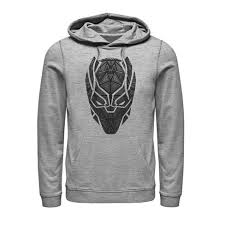 Sold and shipped by fifth sun. Men S Marvel Black Panther Ornate Mask Pull Over Hoodie Target