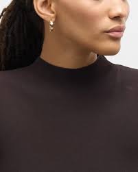 Sydney Evan 14K Yellow Gold Happy Face Hoop Earrings