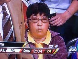 The Courtside Asian Lady at Lakers Games