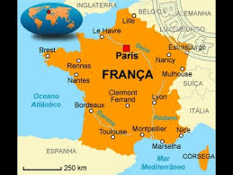 The above map can be downloaded, printed and used for geographical educational purposes. Toulouse Franca Mapa Mapa