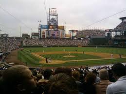 Coors Field Section 128 Home Of Colorado Rockies
