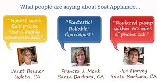 Call our company today to schedule an appointment for assistance with any of your major household appliances. Santa Barbara Appliance Service 805 966 2846 Santa Barbara Appliance Service
